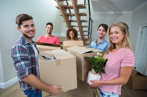 Furniture pick-up service for a home in Frognal with local access considerations