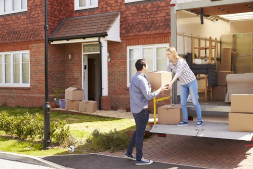 Commercial removals for a local Frognal office