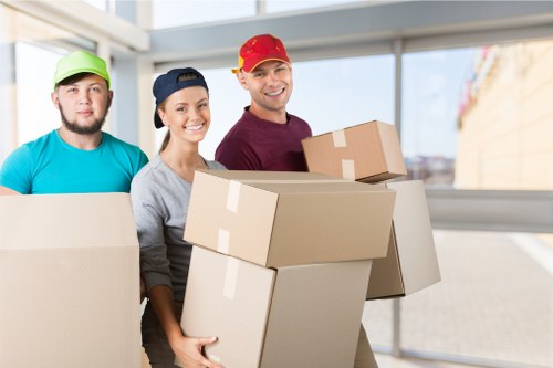 Professional packing service for a home move in Frognal