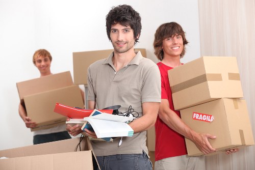 Removal vehicle and moving equipment used for Frognal relocations