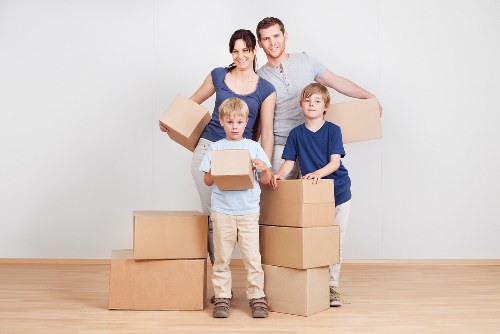 Commercial movers assisting an office relocation in Frognal