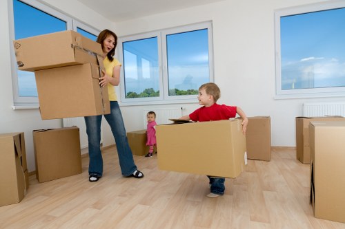 Commercial furniture pick-up for an office near Frognal