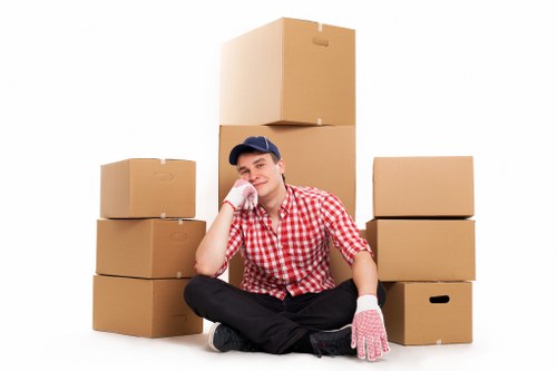 Furniture removal support for a property in Frognal