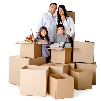 Professional business relocation with desks and IT equipment